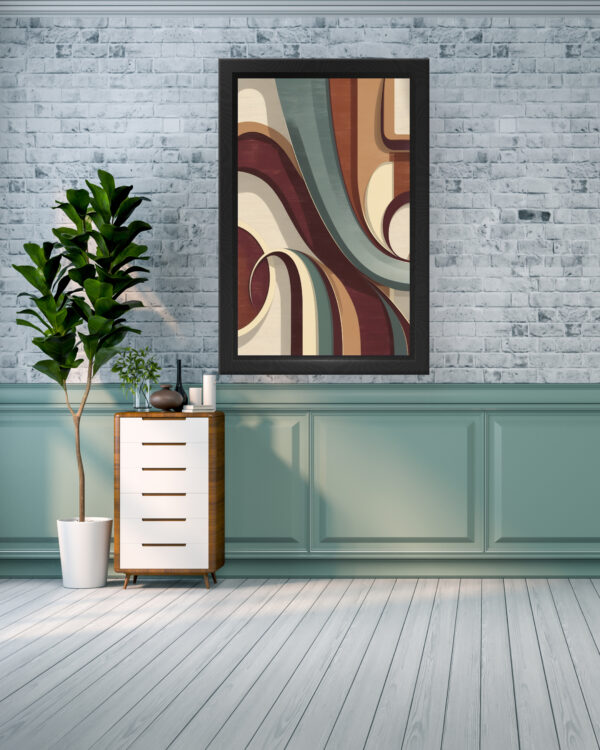 Earthy Flow Abstract Wall Art