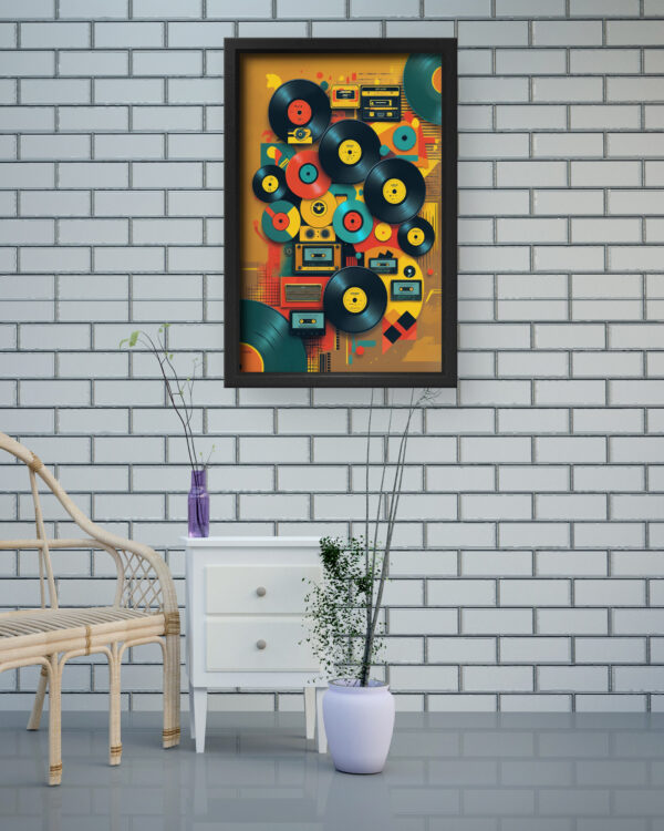Retro Vinyl Melody Wall Art