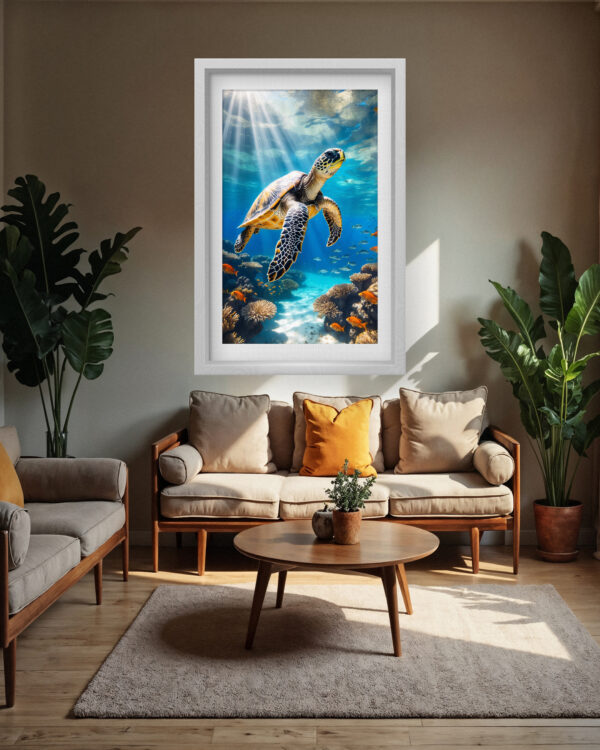 Ocean Explorer Sea Turtle Wall Art
