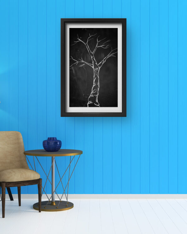 Chalk Sketch Tree