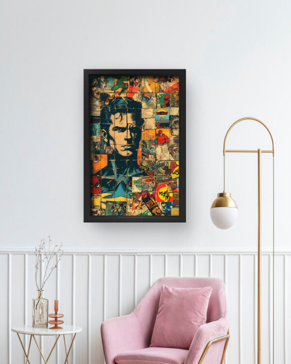 Legacy of Heroes Comic Collage Wall Art
