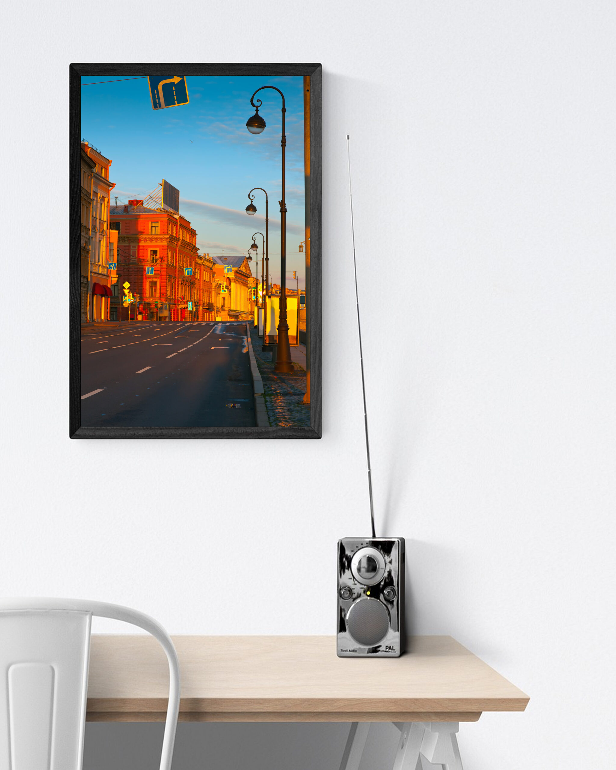 Golden Hour European Street Scene - Image 2